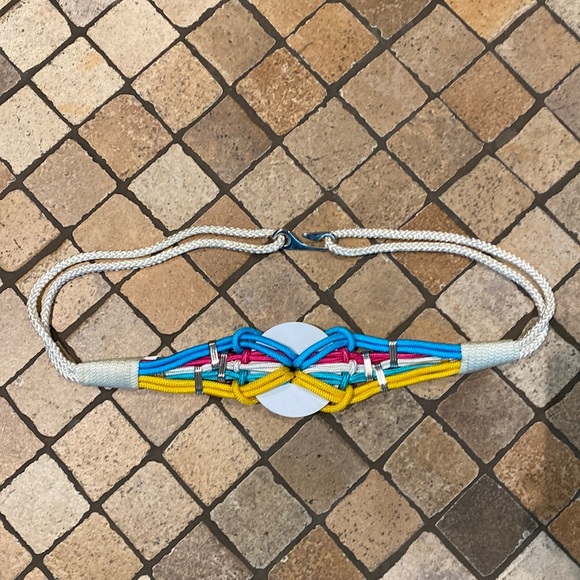 Accessories - Vintage Colorful Braided Twisted Belt